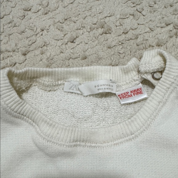 Zara baby girl sweatshirt size 9-12m 80cm - Picture 3 of 3